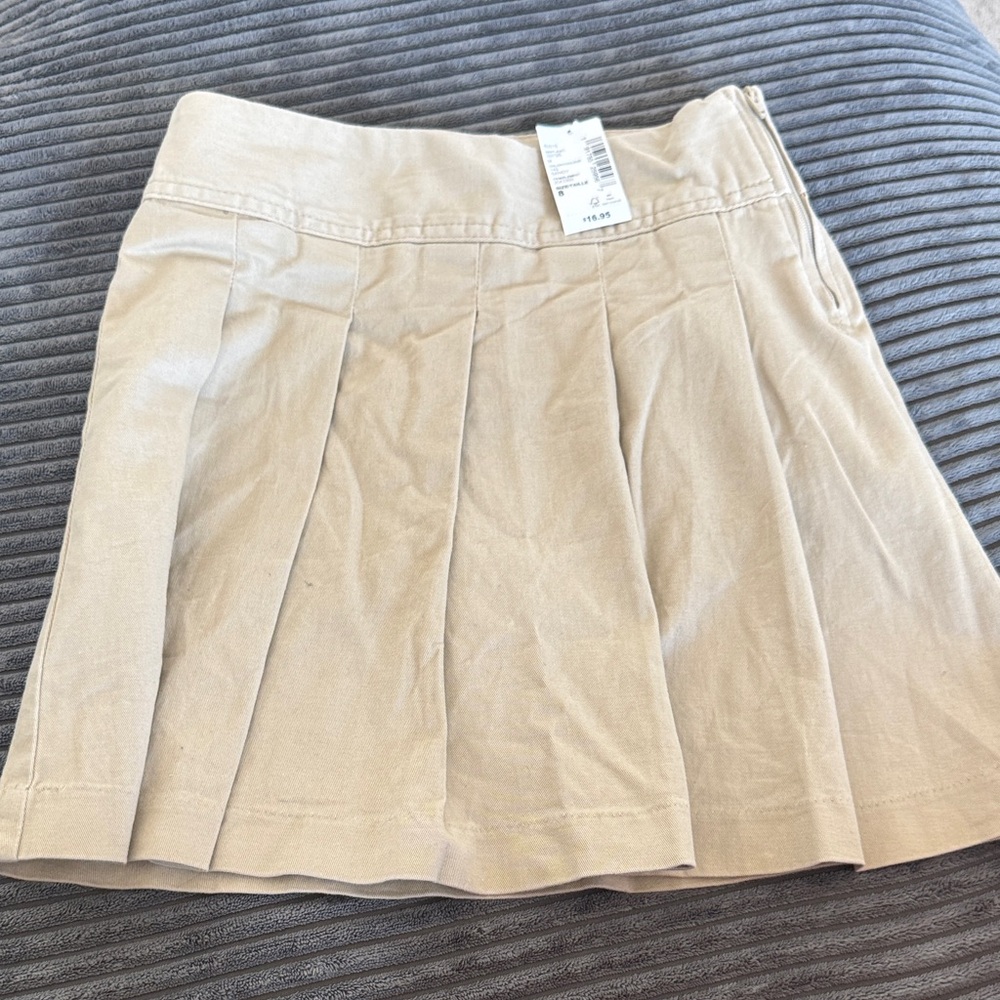The Children's Place Tan Pleated Skirt